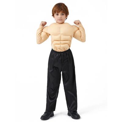 Muscle Suit for Long Fake Kinniku Muscle Events Kids, Cosplay, Halloween, Sleeves, Abs, Muscles, Costume, Kigurumi, Boys, Costume, Parties,