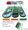 3.5KG Thickened and Widened Oversized Sleeping Bag -15 ℃ -25 ℃ Cold Waterproof Warm Outdoor Cotton Sleeping Bag