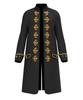 Men's Steampunk Costume for Halloween Retro Officer Uniform Vintage Party Outfit