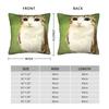 Pet Cat Funny memes Pillow Cover  Kawaii Pillow Case For Couch Sofa Bedroom Square Pillowcases Gift