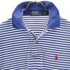 Polo by Ralph Lauren Border Short Sleeve Polo Shirt M Blue Men's Used