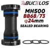 BUCKLOS Road MTB Bike Bottom Bracket 68/73mm Threaded BB for Hollowtech II Sealed Bearing Bottom Bracket Bicycle BB Ceramic