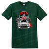 Godzilla X GT-R Car T Shirt Cool Anime Graphic Tee Funny Cartoon Design