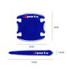 4 stücke Auto Türgriff Anti Scratch Aufkleber Carbon Faser Sport Schutz Aufkleber Dekor Aufkleber Auto Exterior Styling Zubehör