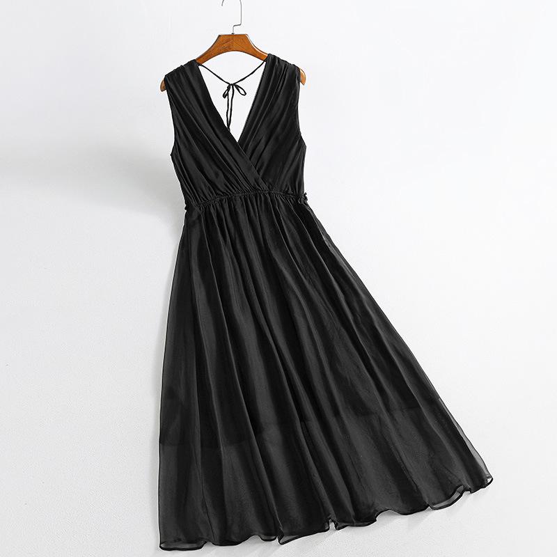 Women's Heavyweight Mulberry Silk Slip Dress - 2025 Summer High-End Beachwear