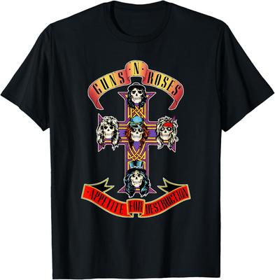Guns N' Roses Official Cross T-Shirt Mens Womens Tees Top
