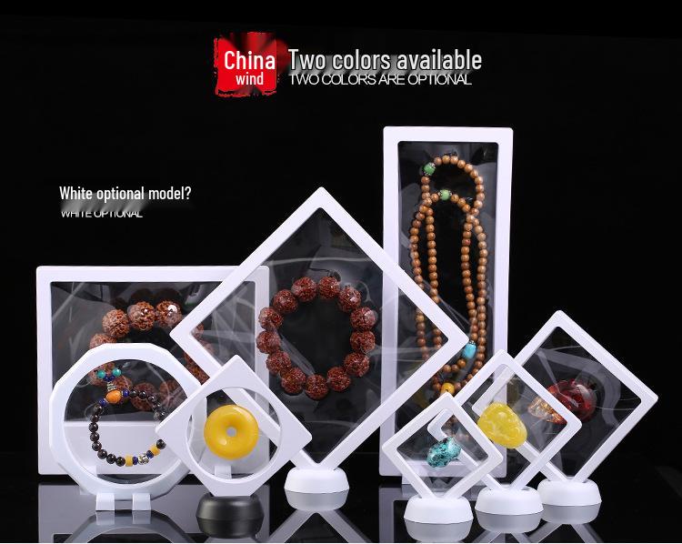 Transparent Jewelry Anti-Oxidation Display Box for Rings and Pendants