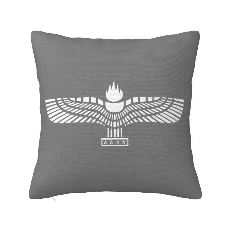 Custom Luxury Flag Of The Assyrians Cushion Covers 40X40Cm Soft Throw Pillow For Sofa Square Pillowcase