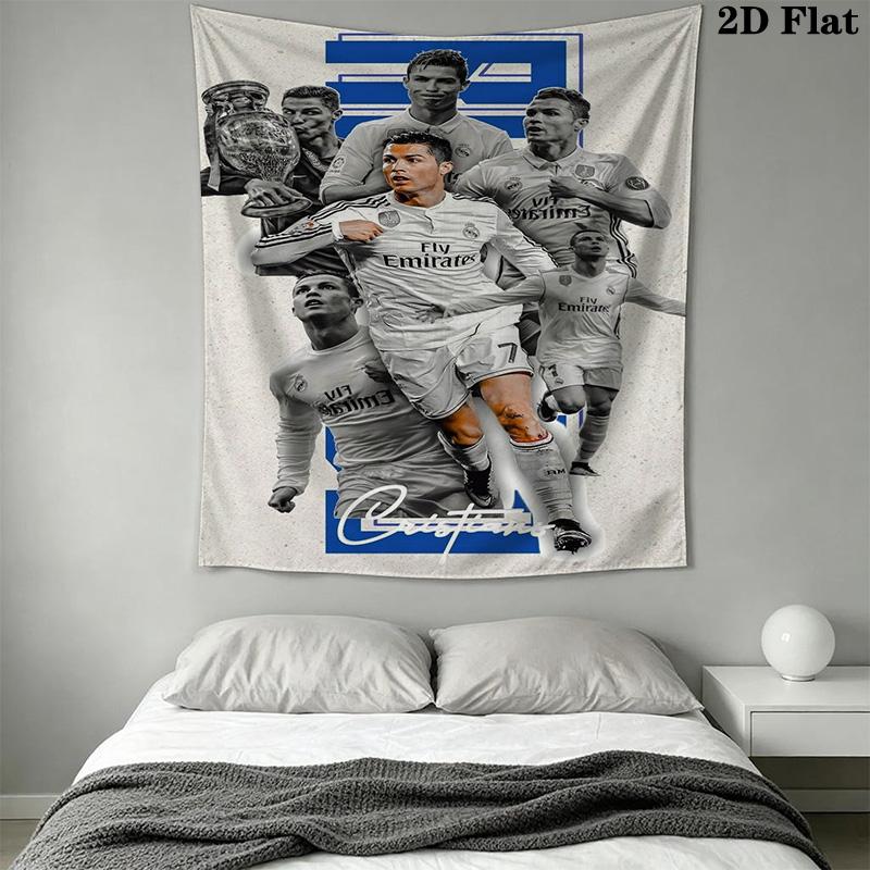 Ronaldo'S Dynamic Celebration Threepiece Set 1 Duvet Cover 2 Pillowcase Without Core Bedding Set Soft And Comfortable