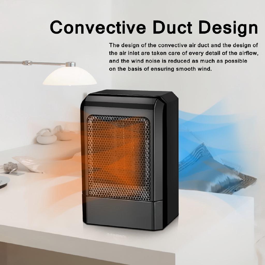500W 220V Portable Electric Mini Fan Space Heater Winter Warm Home Office Desk Air Conditioner Heating For Baby Shower