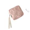 Chic Embossed Small Bow Makeup Bag & ID Wallet