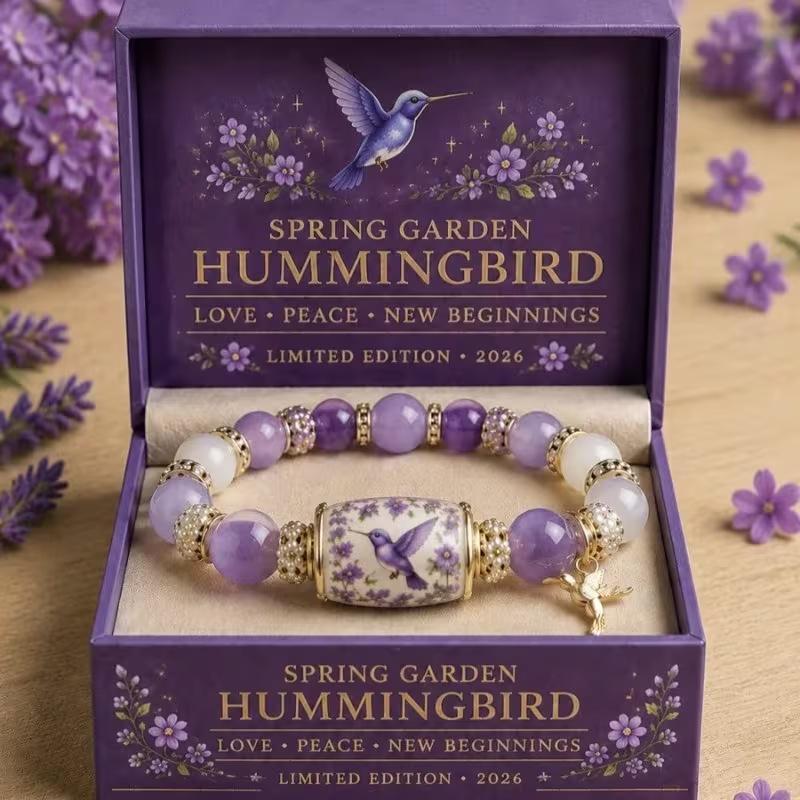 2026 Liebe Und Frieden Frühlingssegen Armband Geschenk Verstellbarer Inspirierender Anhänger Schmuck Mit Kolibri Sonnenblume Biene Geschenk