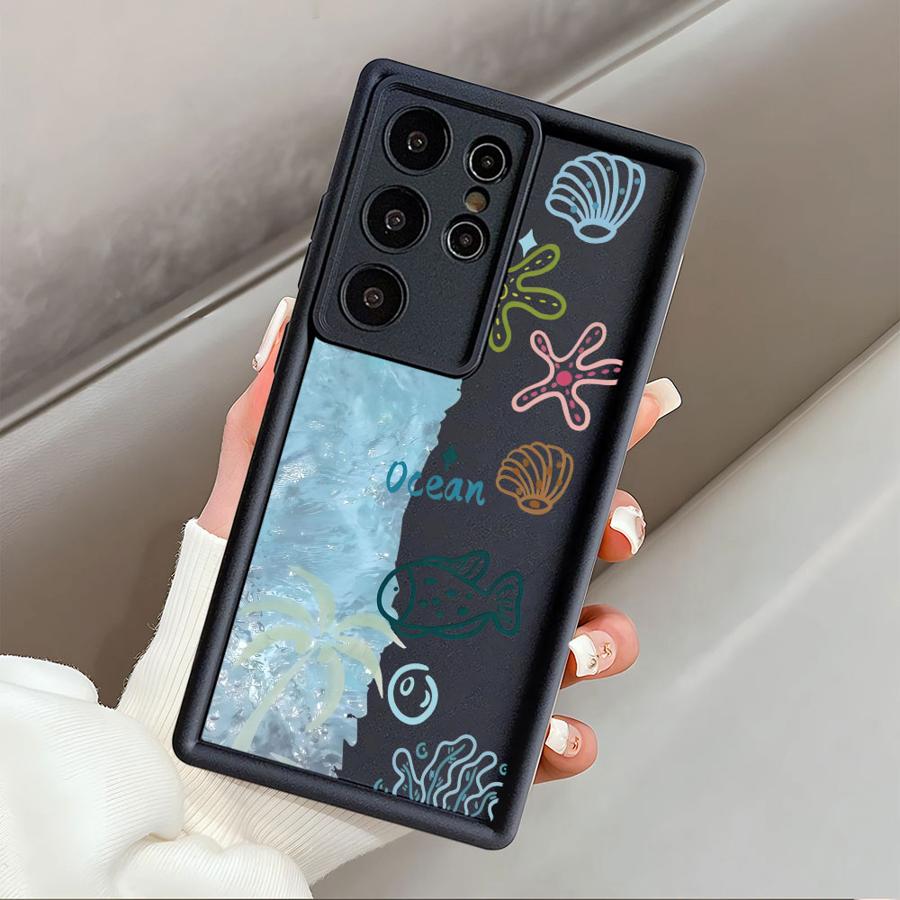 Phone Case for Samsung Galaxy S25 Edge S25 Ultra S22 S24 Plus S23 FE S20FE S21 S24Ultra Soft Cover Colorful Stars