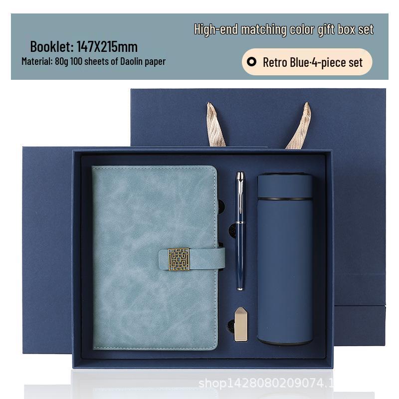 Verdickte Leder-Business-Schnallen-Notizbücher für Konferenzen und Tagebücher