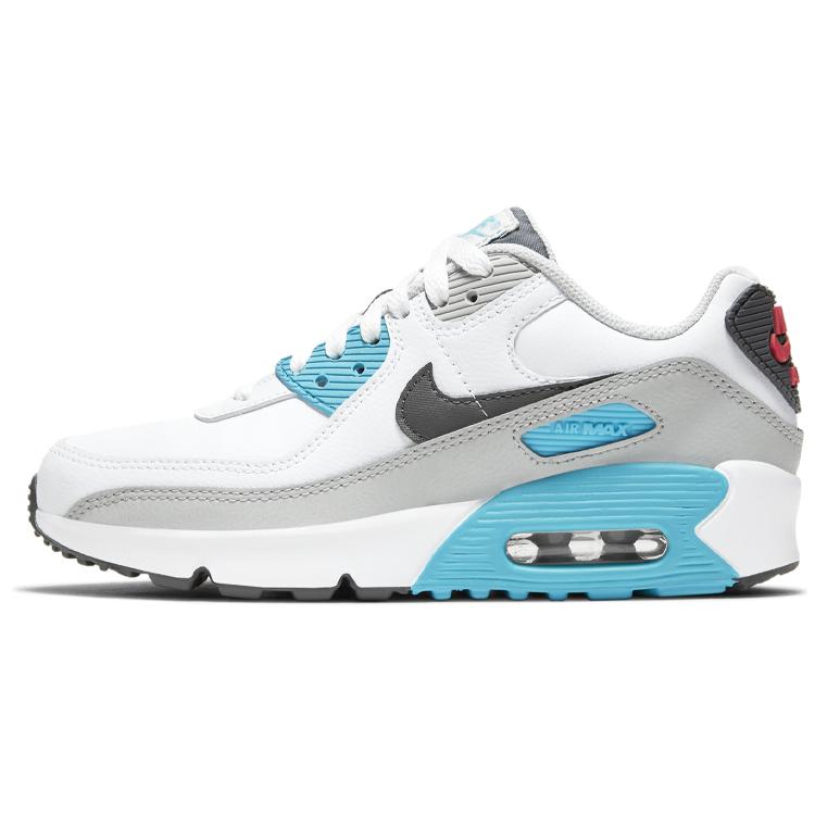 

Новые Nike Air Max 90 Кожа Белый Хлорный Синий GS CD6864-108 36.5