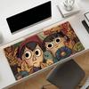 Cartoon O-Over the G-Garden W-Wall-S Mouse Pad Non-slip Rubber Gamer Balance Computer Mat Decoracion Deskmat Laptop Office Large