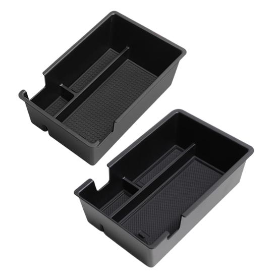 Center Console Organizer for BYD Yuan UP 2024 2025 OEM Fit Armrest Storage Box Tool-Less Installation 5L Sliding Lid Bin