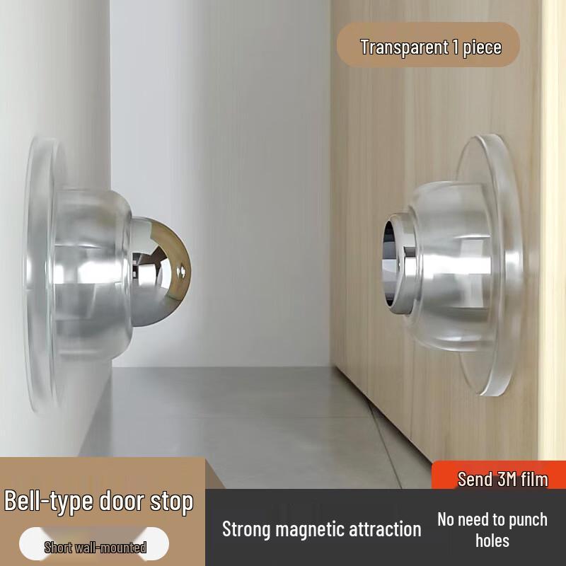Etravel Punch-Free Magnetic Door Stopper