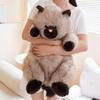 Siamese Cat Plush Toy - Soft Fluffy Stuffed Kitten Doll Realistic Furry Animal Sofa Home Decor Birthday Gift For Women Girls