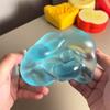 1/2 Stück Kokosöl Stressball Langsam aufsteigender Stressabbau Ball Knetspielzeug Wiederverwendbar Dehnbar Dekompression Klarer Ball Sensorisches Spielzeug