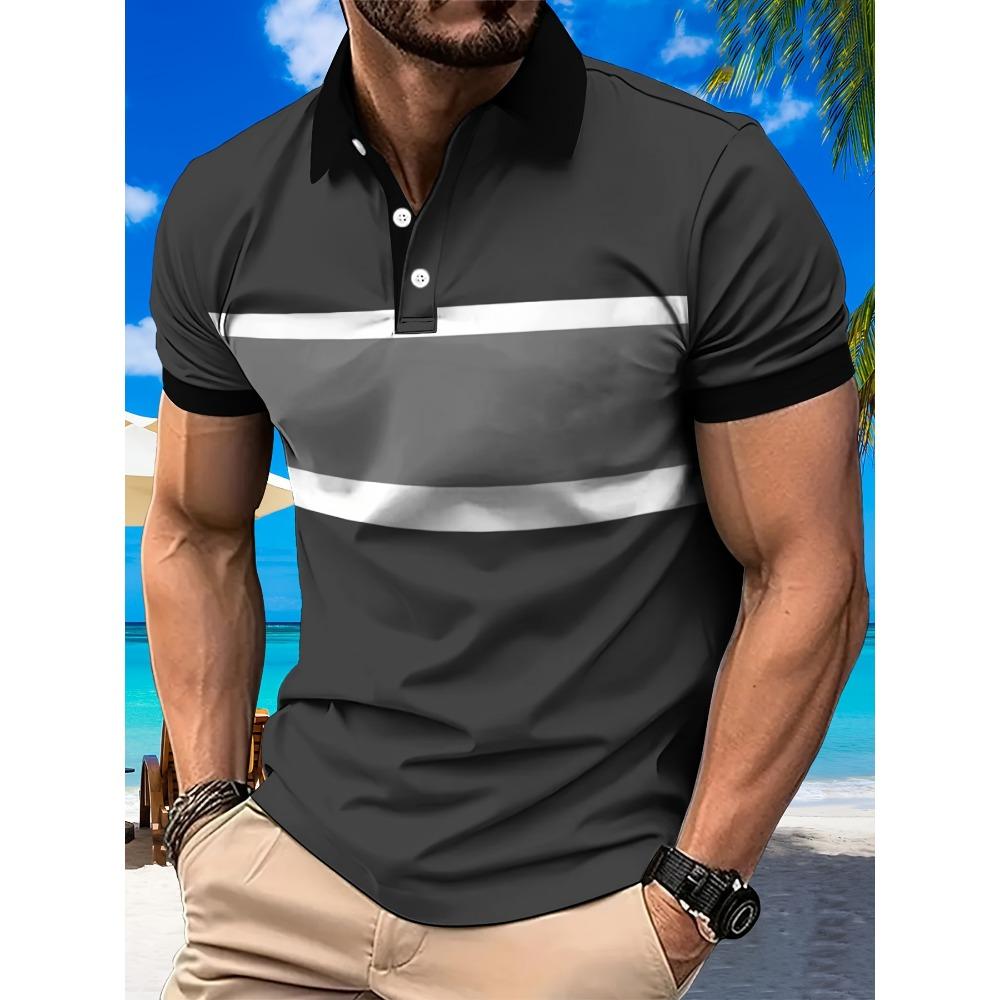 The new men's polo shirt for summer adopts 3D printing technology