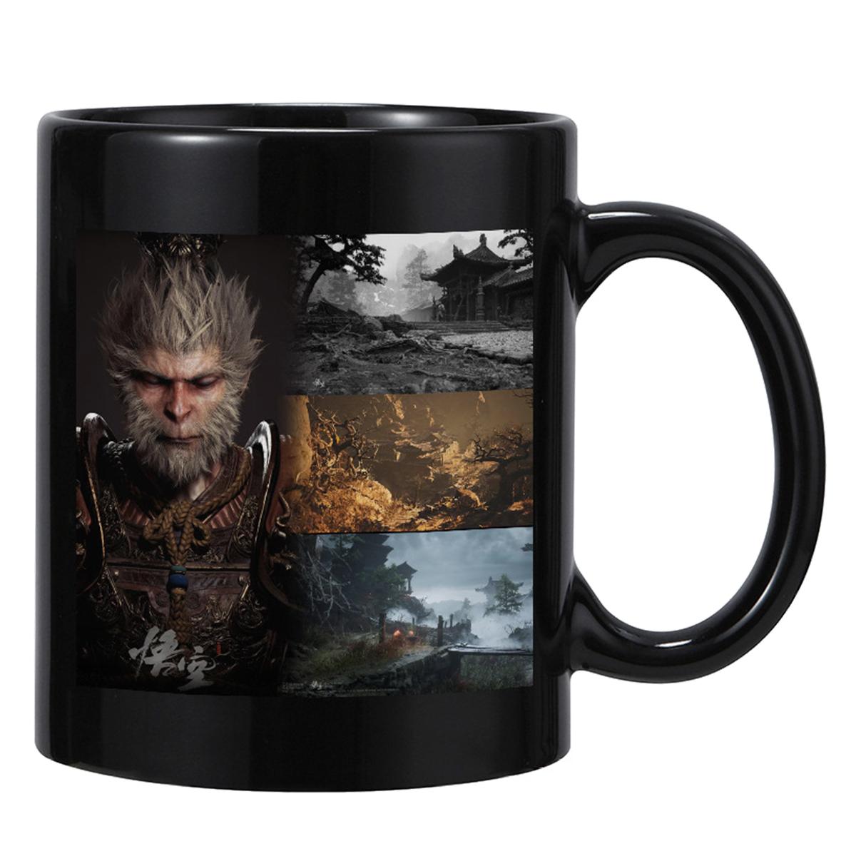 

Керамическая кружка Wukong | Тематическая повседневная посуда для кофе, чая, горячего какао | Вмещает 12 унций(350мл) 350ml