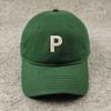 P letter colorful baseball cap - women's casual fashion soft top visor hat for larger head sizes
