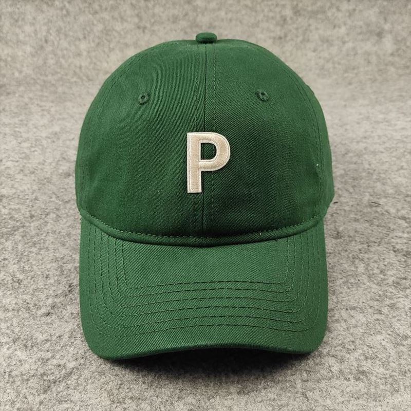 P letter colorful baseball cap - women's casual fashion soft top visor hat for larger head sizes