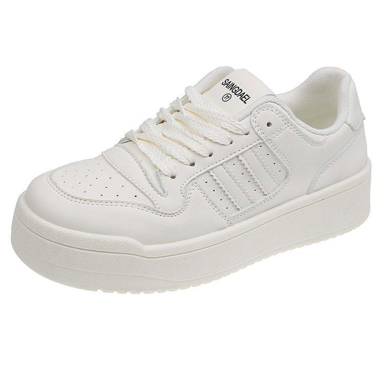 Real Soft Leather Little White Shoes Women's Spring and Autumn 2025 New Versatile Board Shoes Casual Platform Sports Little White Shoes