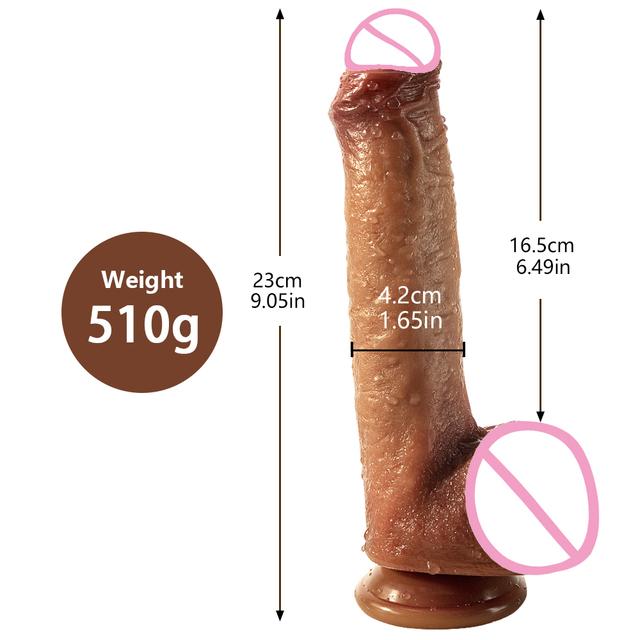 Soft Realistic Silicone Dildo Huge Dildos for Women Masturbator Strap On Cock Sex Toys  Female Vagina Massage Anal Plug Gay