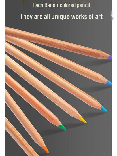 Marco Renoir Oil-based Water-soluble Colored Pencils, 120 Professional Colors, Hand-painted, Available In Sets of 72 or 48.