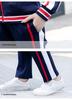 2021 Unisex Long Sleeve Cardigan Casual Sports Set for Group Activities: Spring/Autumn Running, Class, School Baseball Uniform
