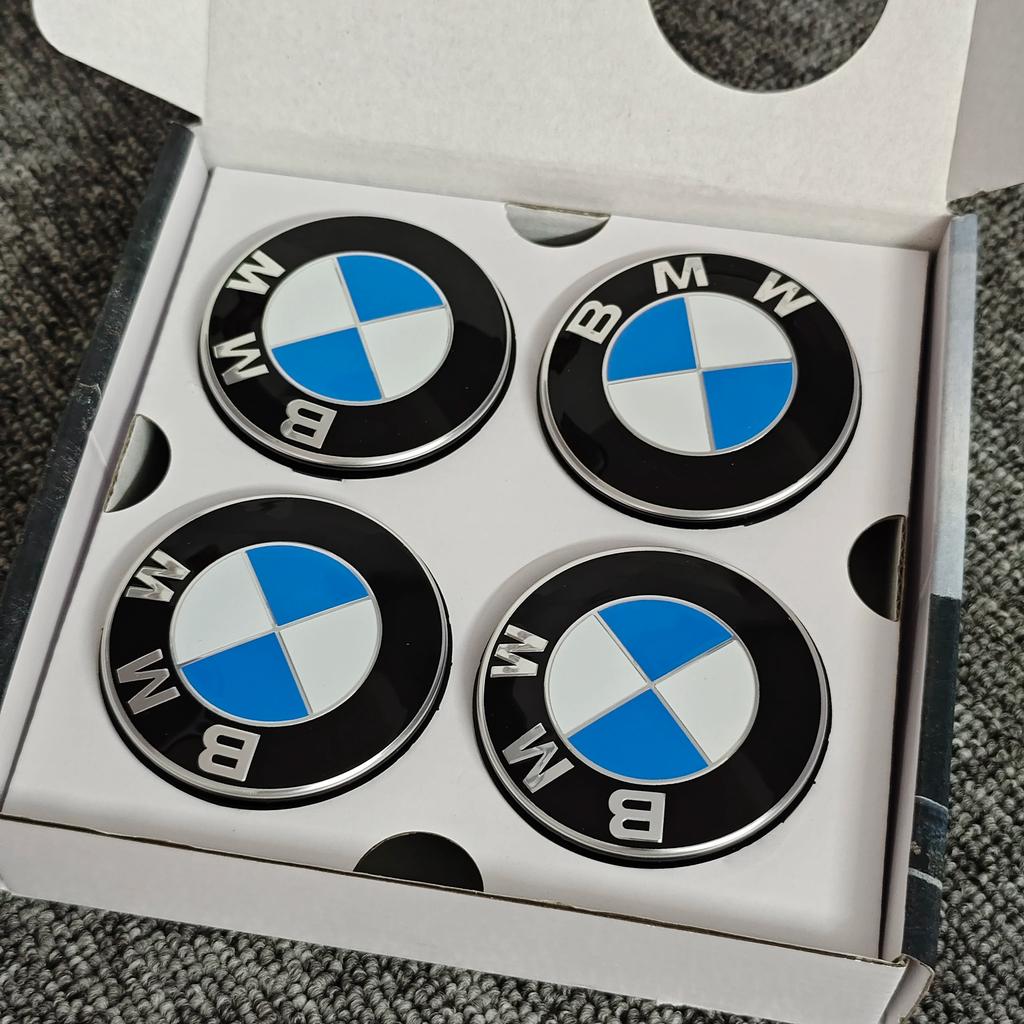 For BMW M 4 pieces 56MM 68MM suitable for BMW G80 E84 F48 G01X1 X2 X3 X4 X5 X6 G07 suspension hub cap center cover car sticker accessories JG8