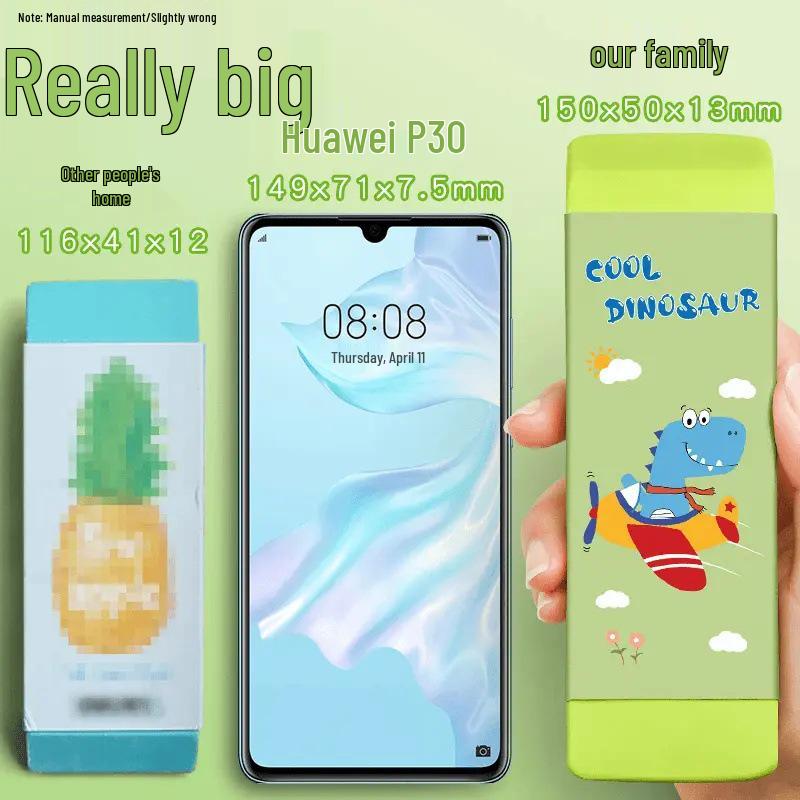 Nykomling Exklusivt: Extra stort, smulfritt tecknat suddgummi för studenter och barn