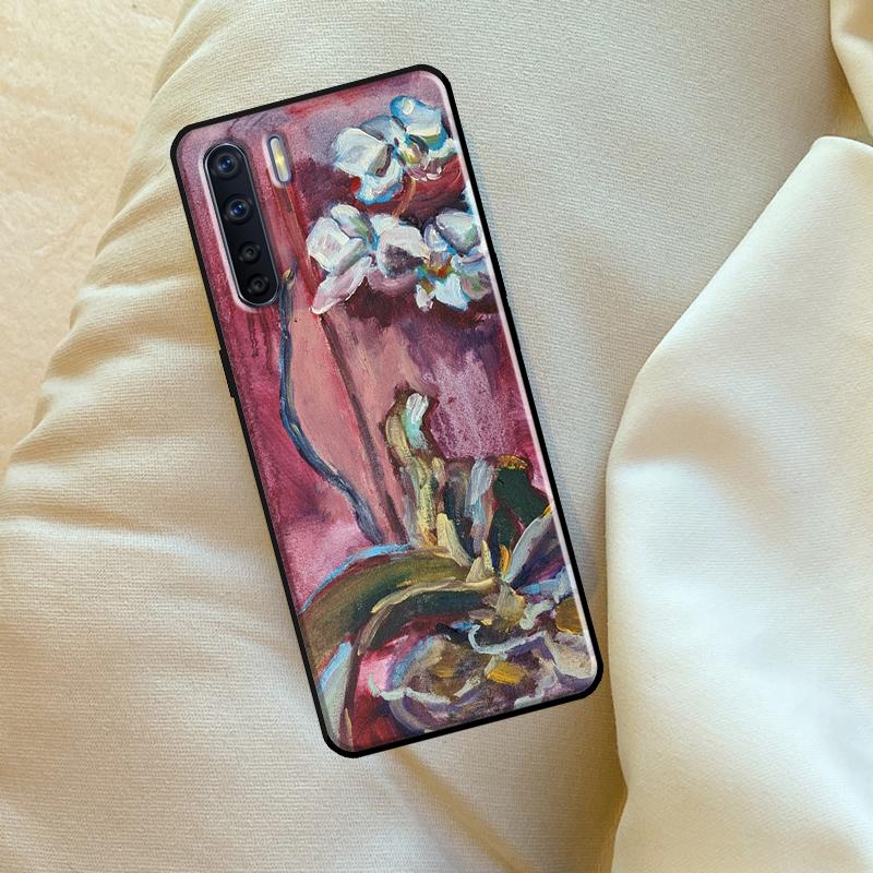 Orchid Flowers Colorful Case For Oppo A96 A76 A16 A18 A38 A58 A78 A98 A74 A94 A54 A80 A60 A40 A15 A17 A57 A5 A6 Pro