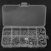 240 Pcs Cross Bolt Nut Gasket Set M2 M2.5 M3 M4 M5 Stainless Steel Fastening Tool Set