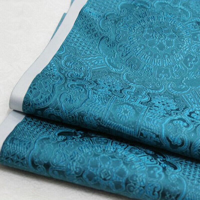 Saténová Hedvábná Brokátová Žakárová Květinová Látka Vintage Kostým Šaty Řemeslné Oblečení Potřeby Cheongsam Povlaky na Polštáře Šití