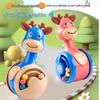 Sliding Deer Tumbler: Soothing Educational Toy for Infants and Toddlers