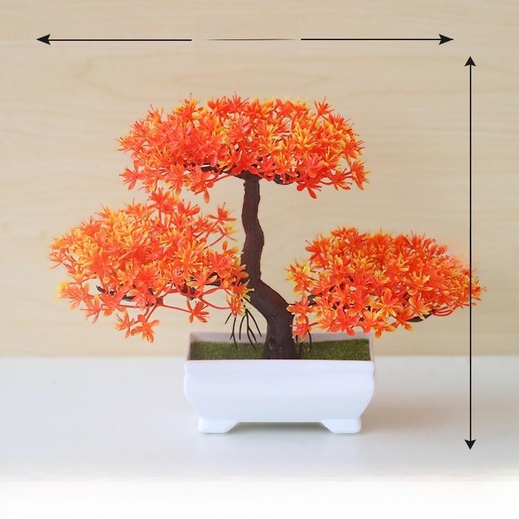 The Pine Artificial Greeting Guests Potted Plant Indoor Use For Desktop Decor