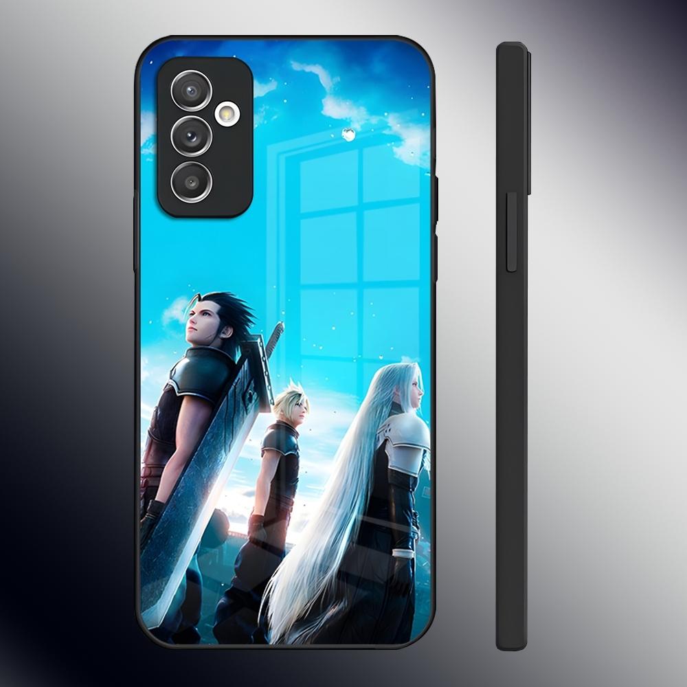 Final Fantasy Phone Case For Samsung S24 Ultra S23 S22 S20 Fe S21 Plus A54 A34 A24 A53 A13 A16 Glass Back Cover