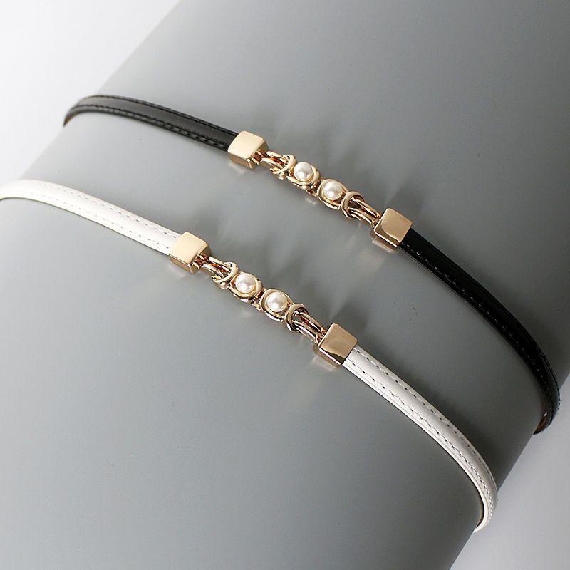 Versatile And Fashionable Pearl Belt Accessory For Summer Dresses And Sweaters