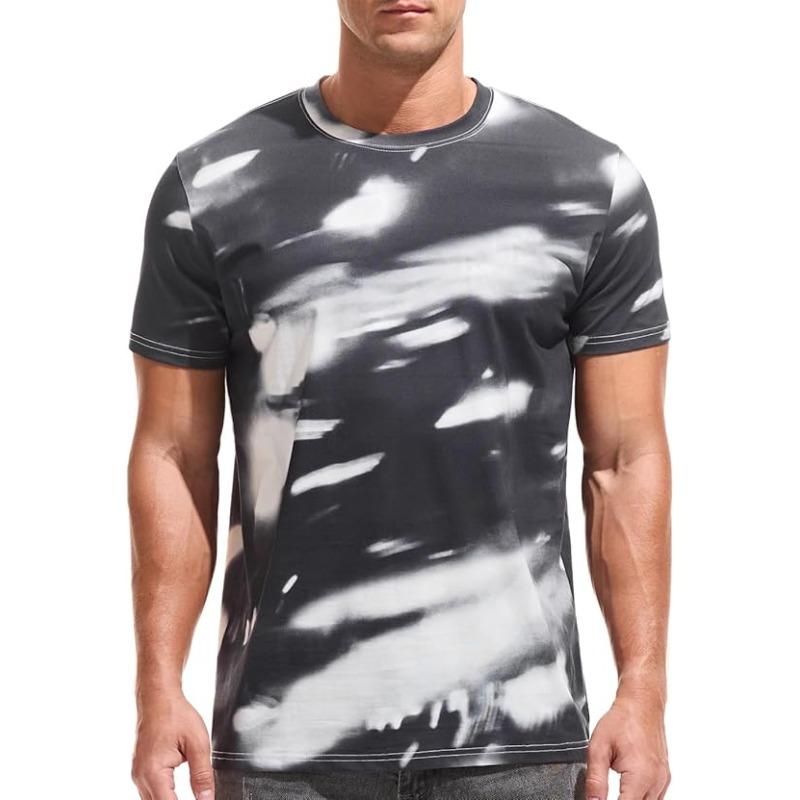 

Men s Summer 3D T-shirt Fashionable Casual Loose Pattern Printed Round Neck Short Sleeved T-shirt Top 6XL