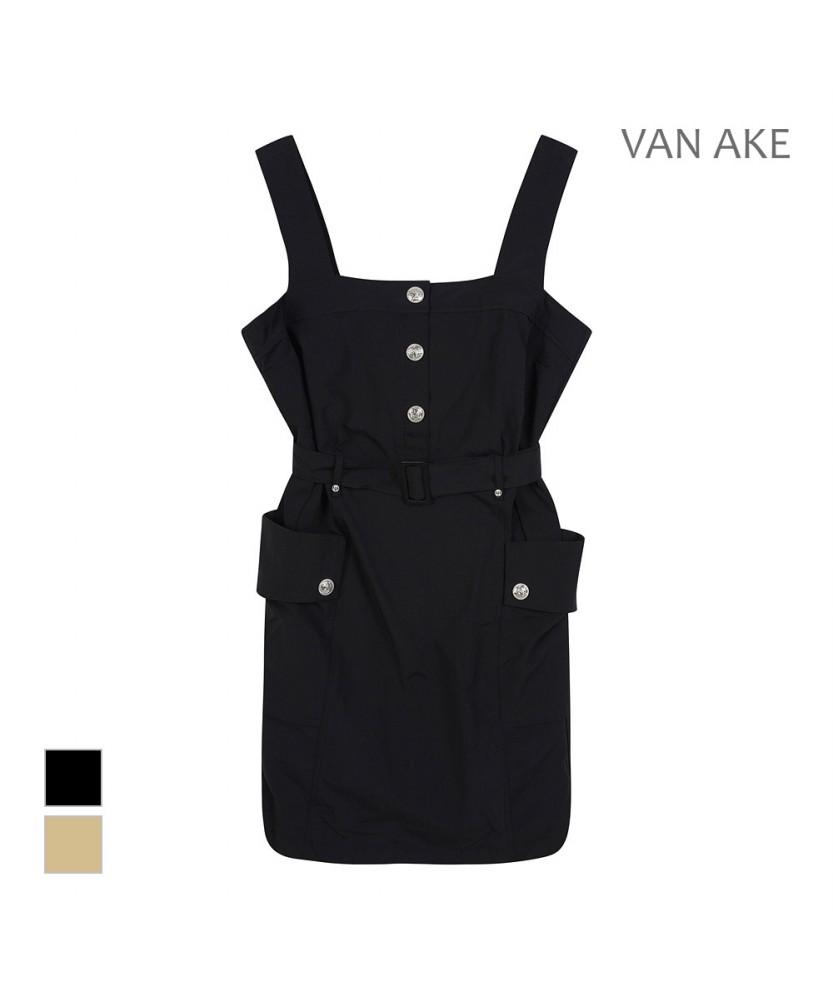 VANAKE Belted Bustier Dress_Vb35Opmd03A