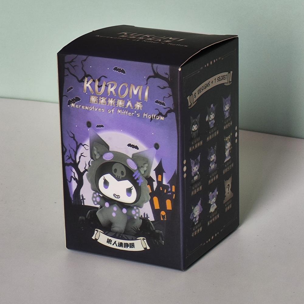 Sanrio Kuromi Blind Box Werewolf Kill Series Action Figure Dolls Anime Figures Surprise Bag Cute Model Fans Collection BlindToy