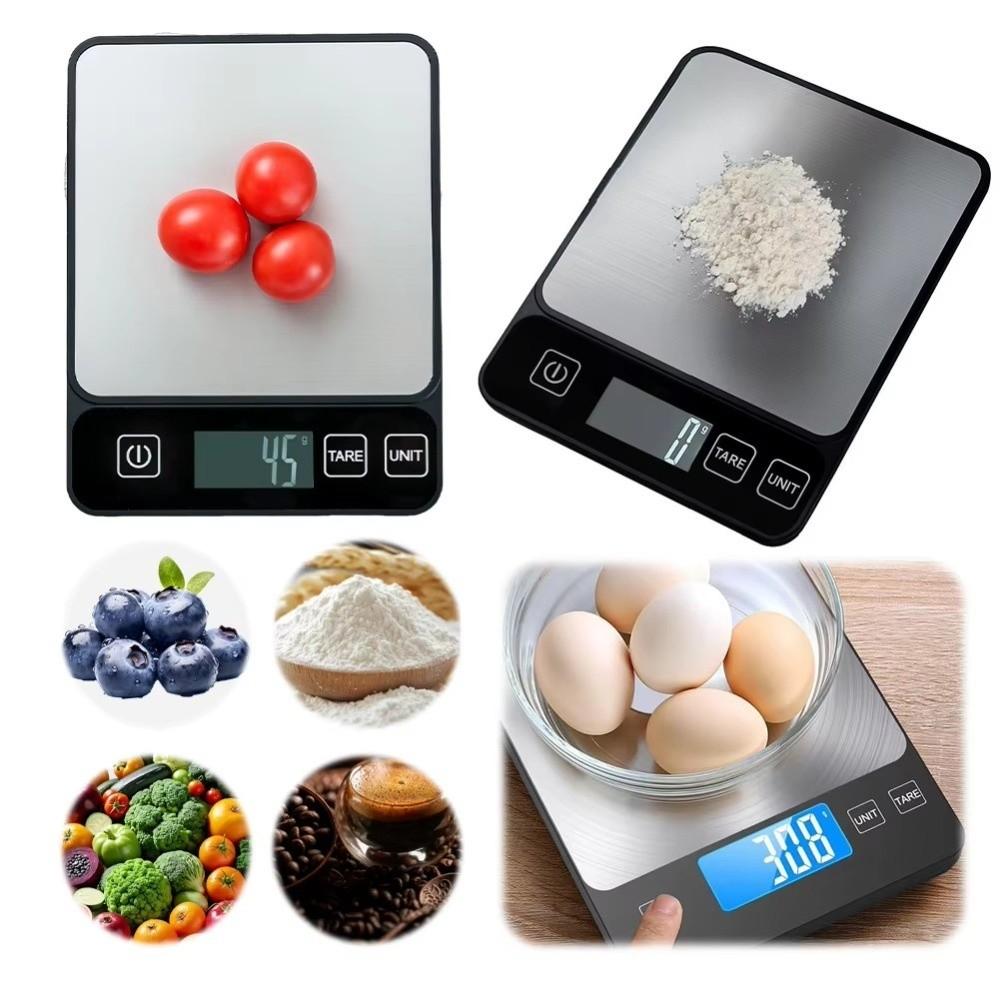 High Precision Electronic Scale Stainless Steel Food Scale Digital Kitchen Scale  Coffee