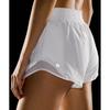 Lululemon Hotty Hot High Rise Lined Short 2.5  White