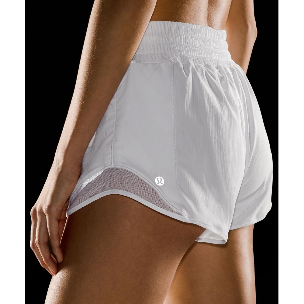 Lululemon Hotty Hot High Rise Lined Short 2.5  White