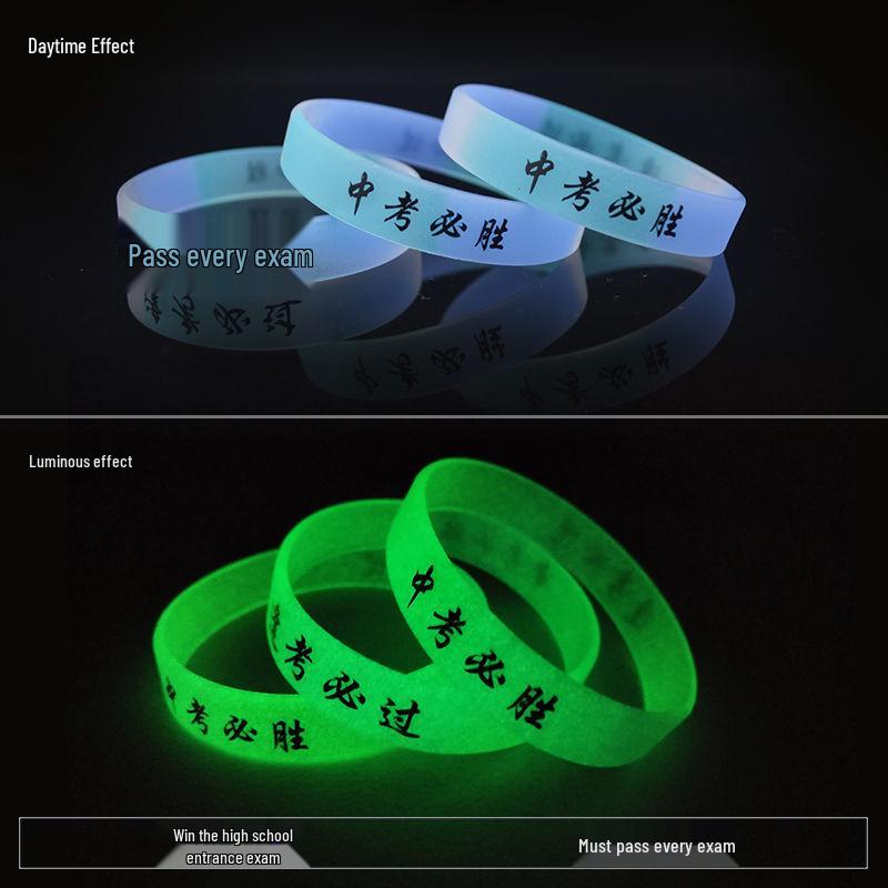 Exam Success Silicone Wristband: Middle/High School Motivation Gift