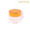 5/10/15/20/30/50/100G Frosted Glass Refillable Ointment Bottles Empty Cosmetic Jar Pot Eye Shadow Face Cream Container