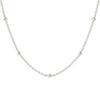 S925 Sterling Silver Beaded Necklace - Women's European & American Style Clavicle Chain